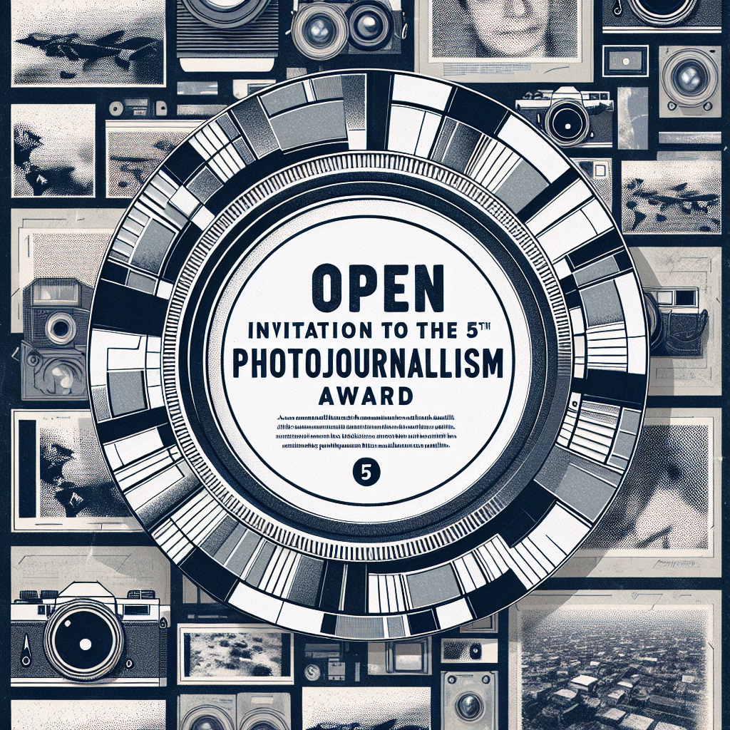Convocatoria Abierta para la V Edición del Premio de Fotoperiodismo Jesús Moreno