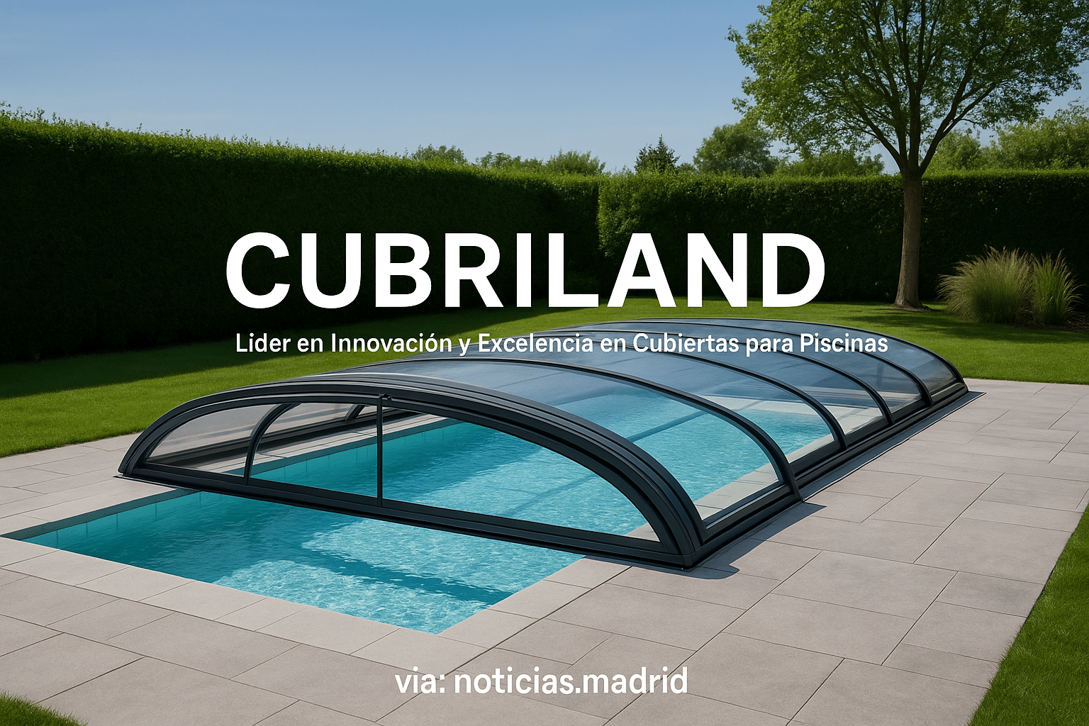 CUBRILAND: marca destacada en fabricación de cubiertas para piscinas
