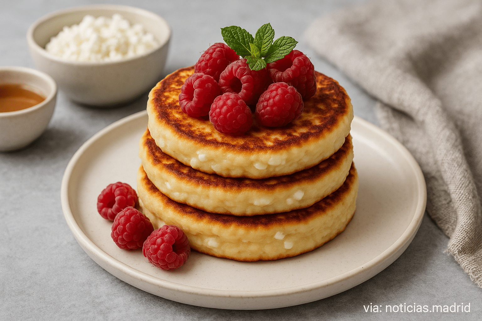 Deliciosas Tortitas de Requesón, Ricas en Proteínas y Fibra