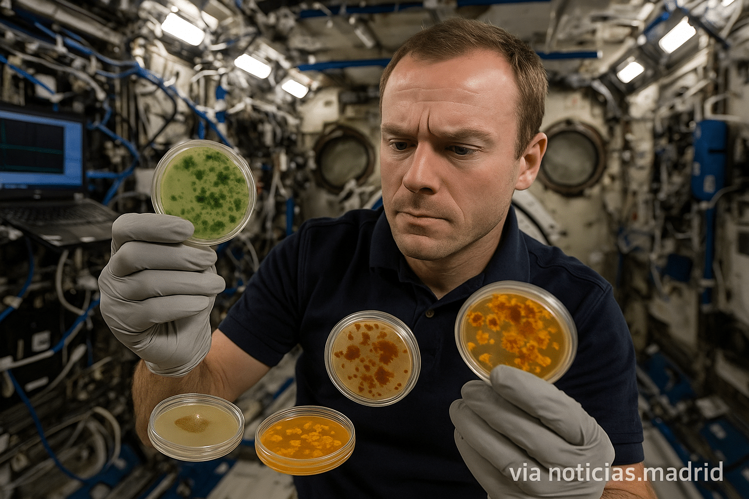 Descubren avances sorprendentes en la evolución de virus y bacterias en la Estación Espacial Internacional