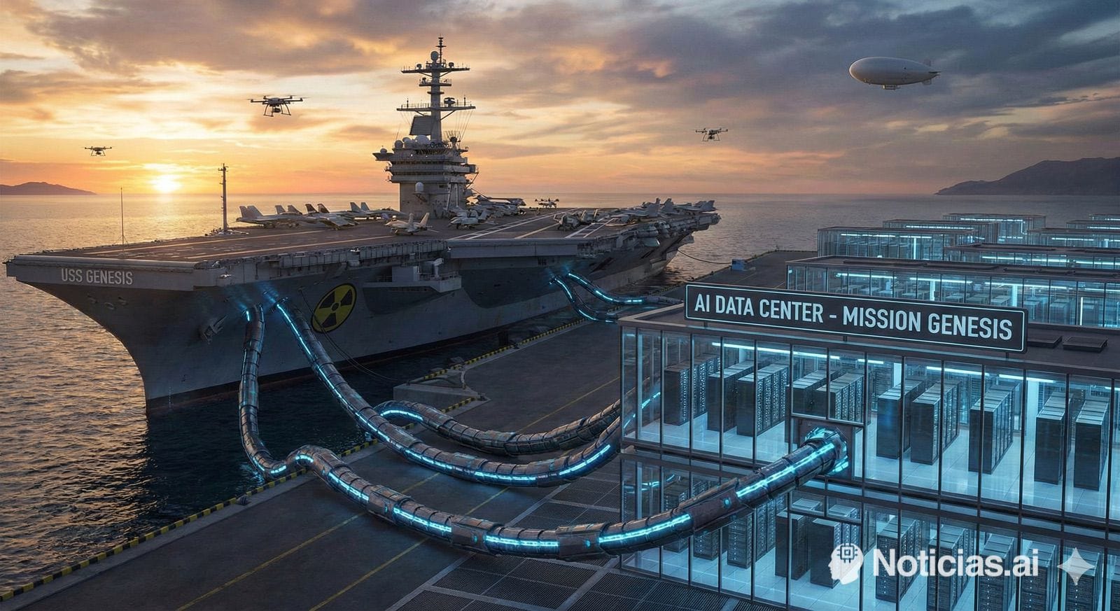 EE. UU. Impulsa la Innovación Nuclear: Integración de IA en Reactores Reciclados de Portaaviones y Submarinos