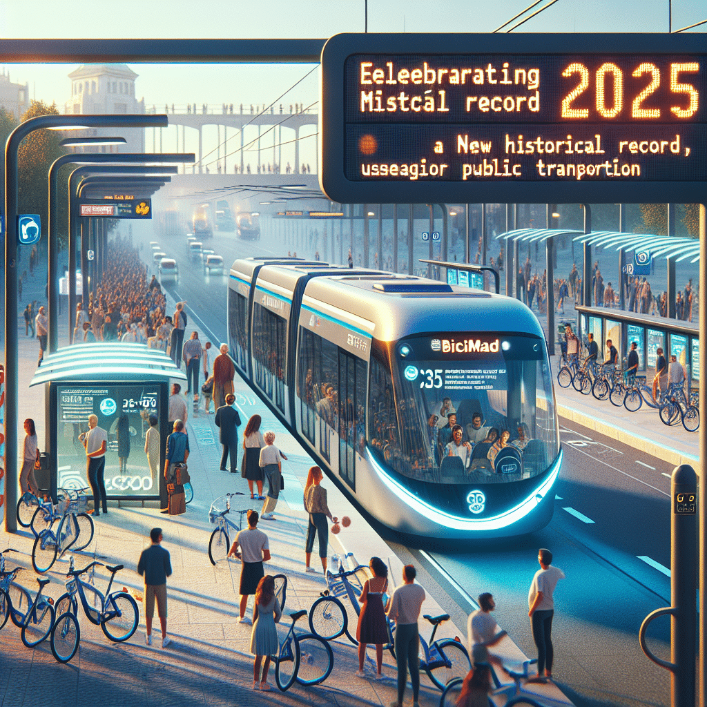 EMT Madrid celebra un 2025 récord con cifras históricas de viajeros en autobús y BiciMAD
