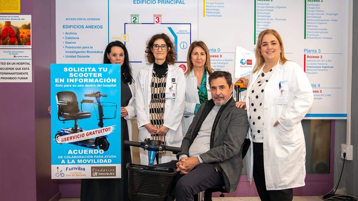 El Hospital Público de Getafe Facilita la Movilidad de sus Pacientes con Vehículo Especializado