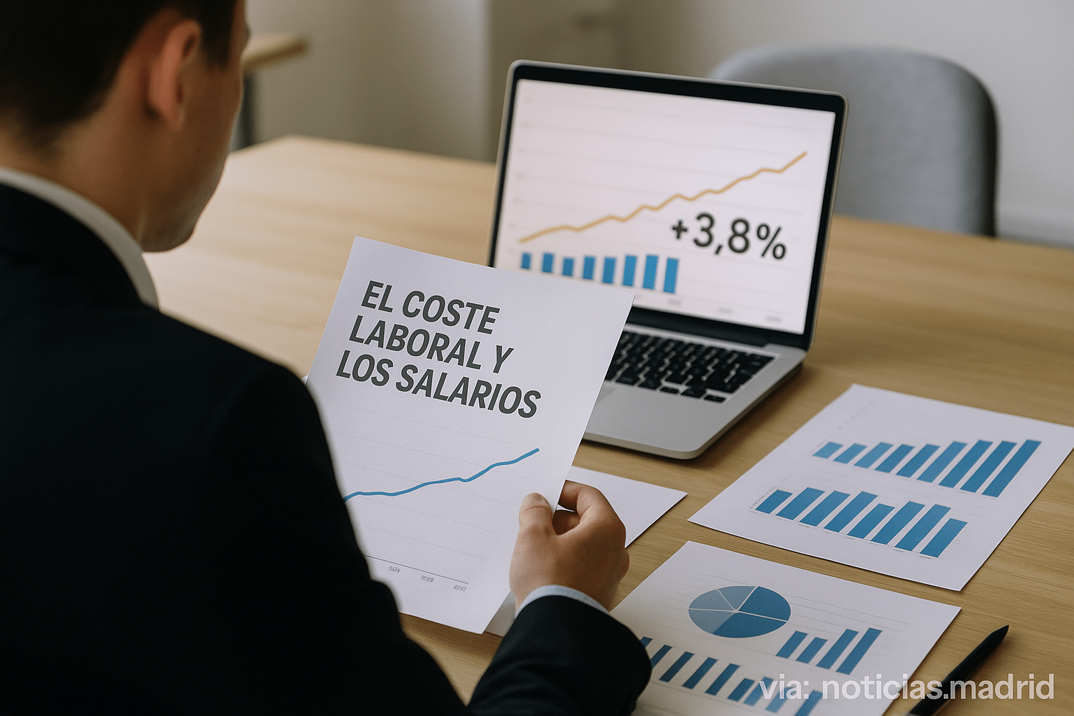 El coste laboral y los salarios registran récords históricos en el primer trimestre de 2025 tras un aumento del 3,8%