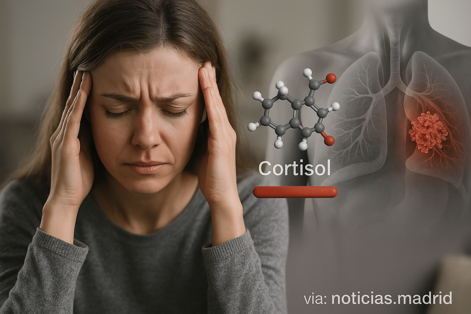 El impacto del estrés prolongado en la acumulación de cortisol y la aparición de enfermedades complejas
