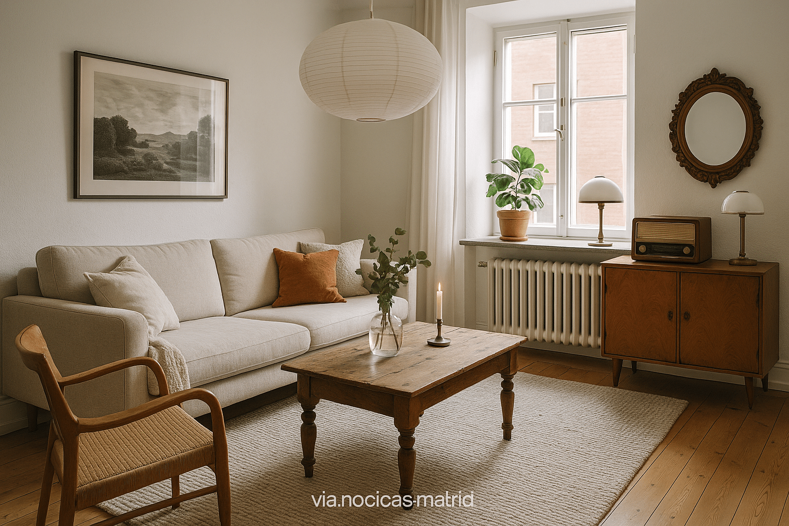 Encanto Escandinavo y Detalles Retro: Un Hogar que Cuenta su Propia Historia