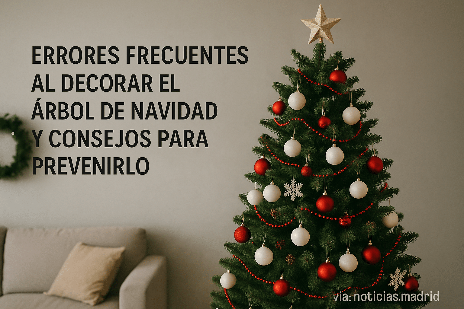 Errores Frecuentes al Decorar el Árbol de Navidad y Consejos para Prevenirlo