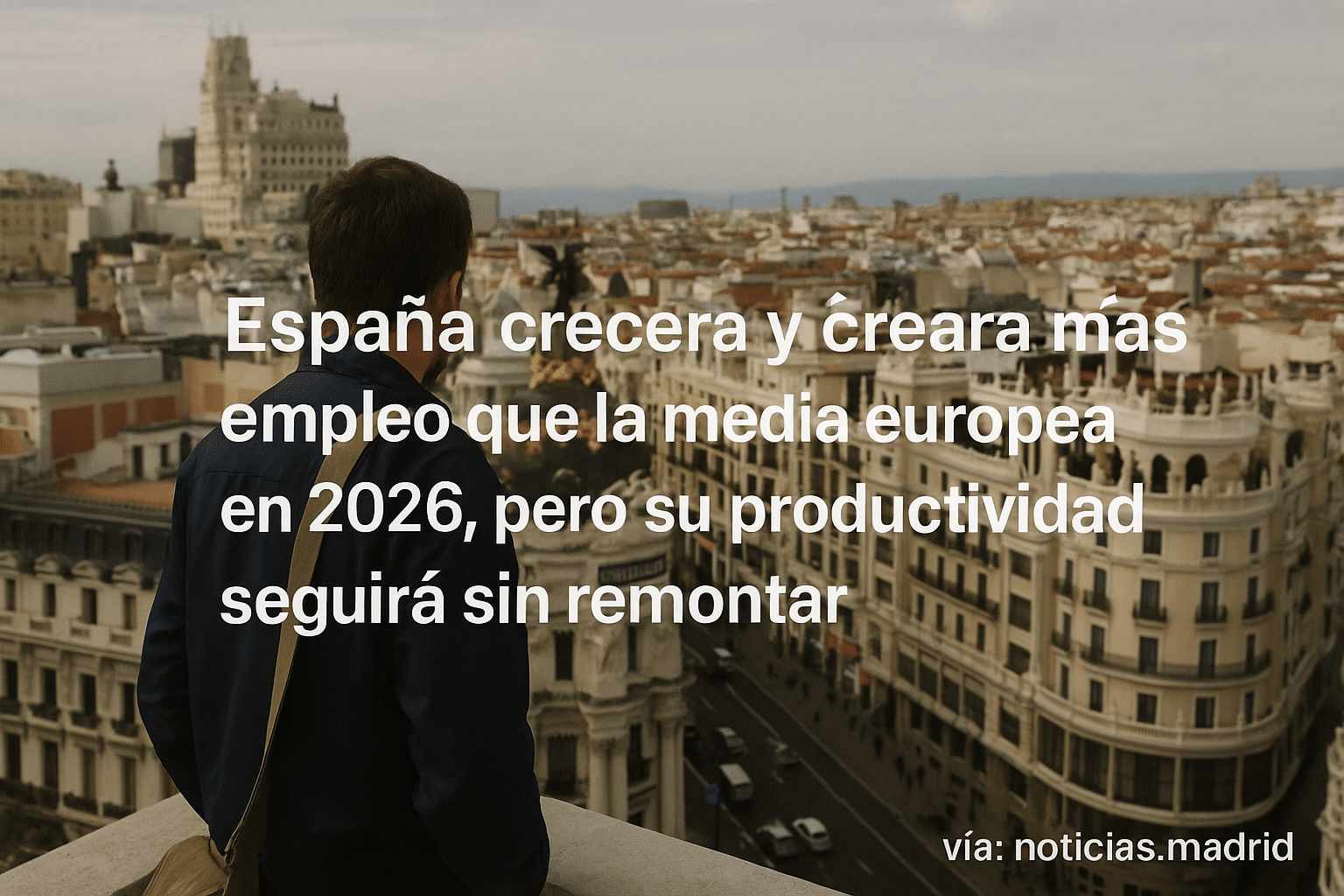 España crecerá y creará más empleo que la media europea en 2026, pero su productividad seguirá sin remonta