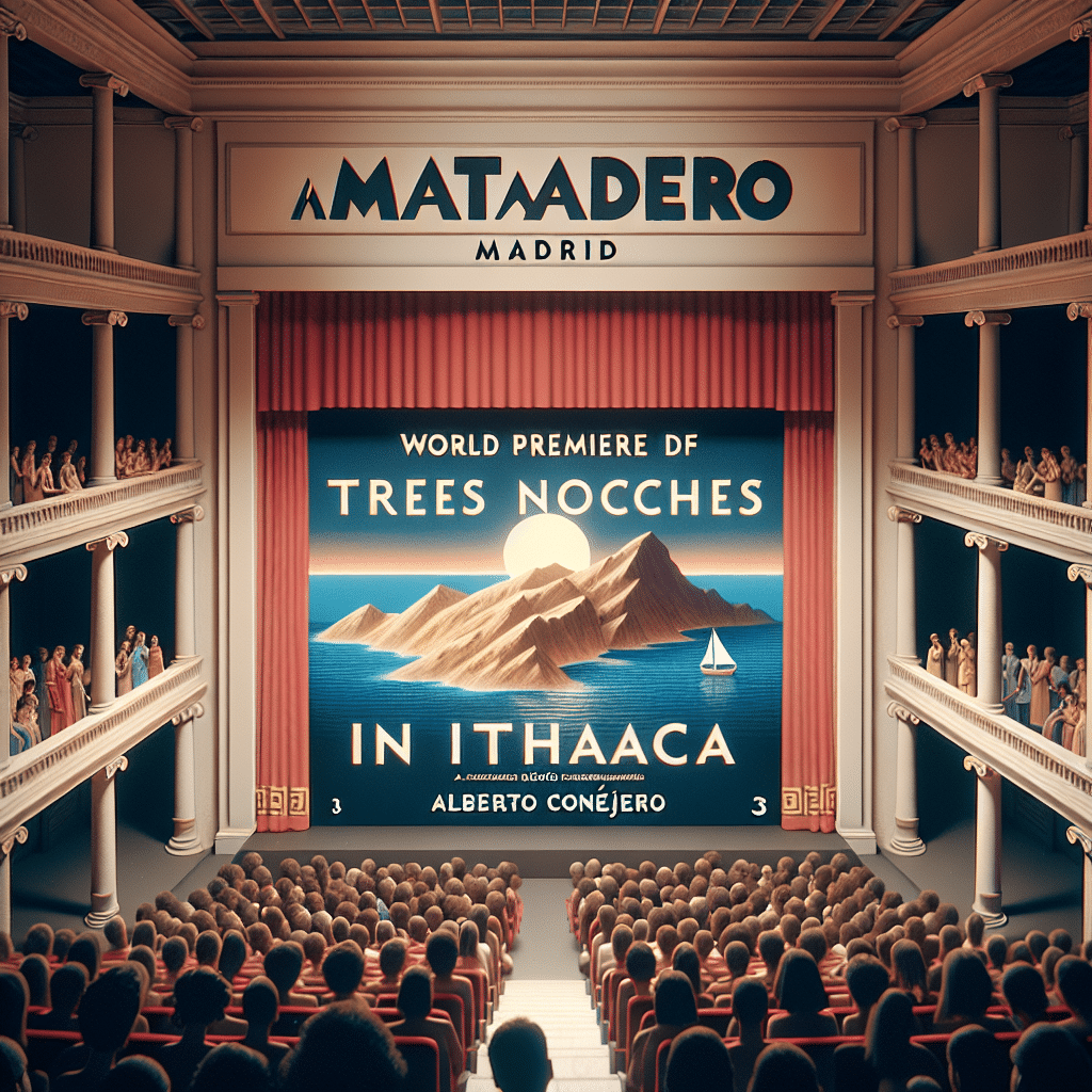 Estreno Mundial de ‘Tres noches en Ítaca’ de Alberto Conejero en Matadero Madrid