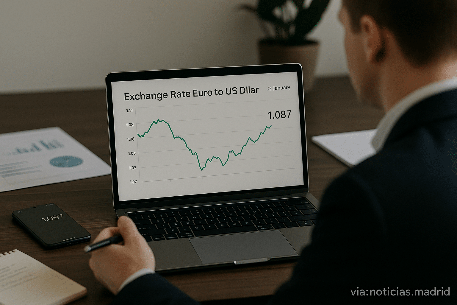 Evolución del Tipo de Cambio Euro a Dólar este 23 de enero: Cotización Actual y Perspectivas Futuras