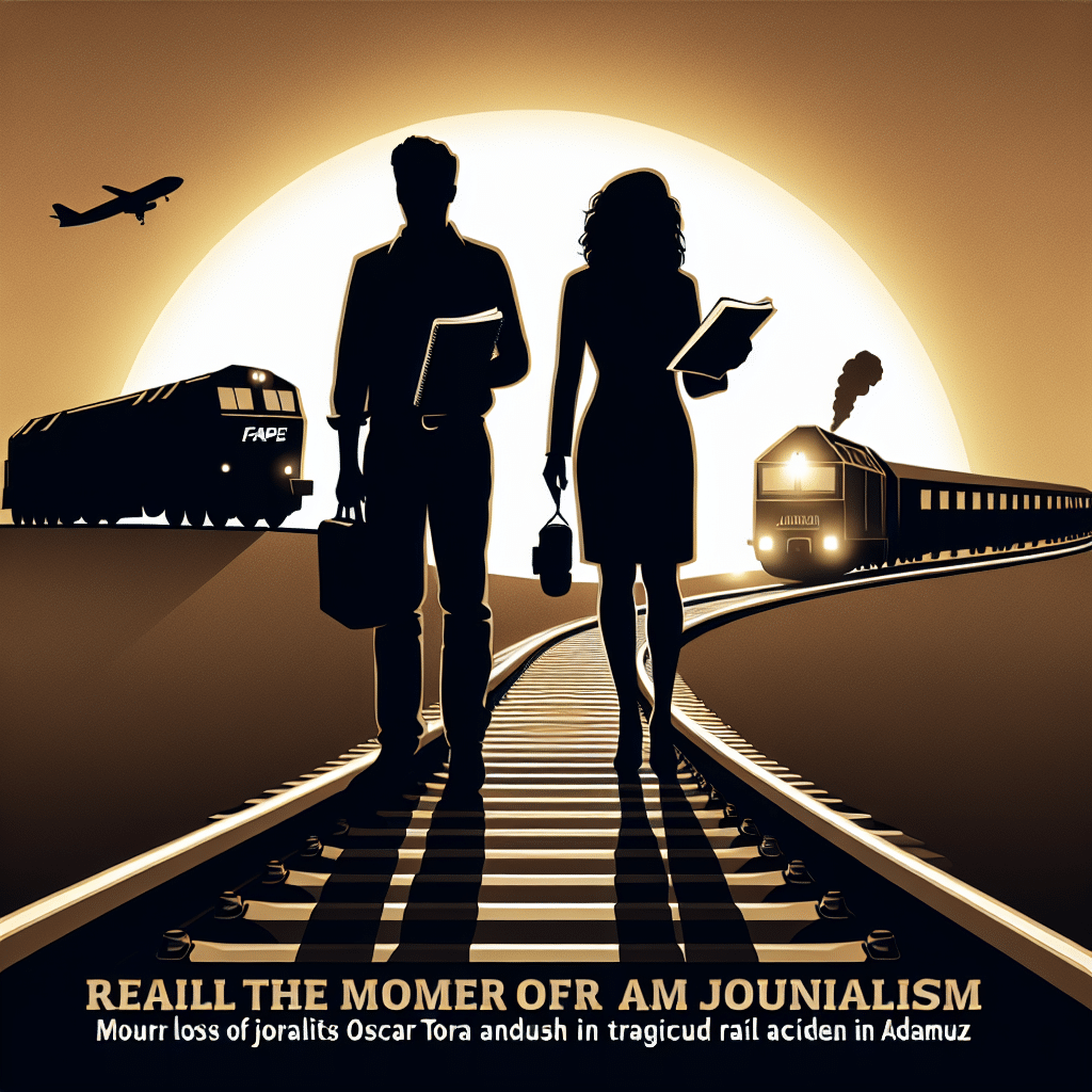 FAPE y la Prensa de Huelva Lamentan la Pérdida de los Periodistas Óscar Toro y María Clauss en Trágico Accidente Ferroviario en Adamuz