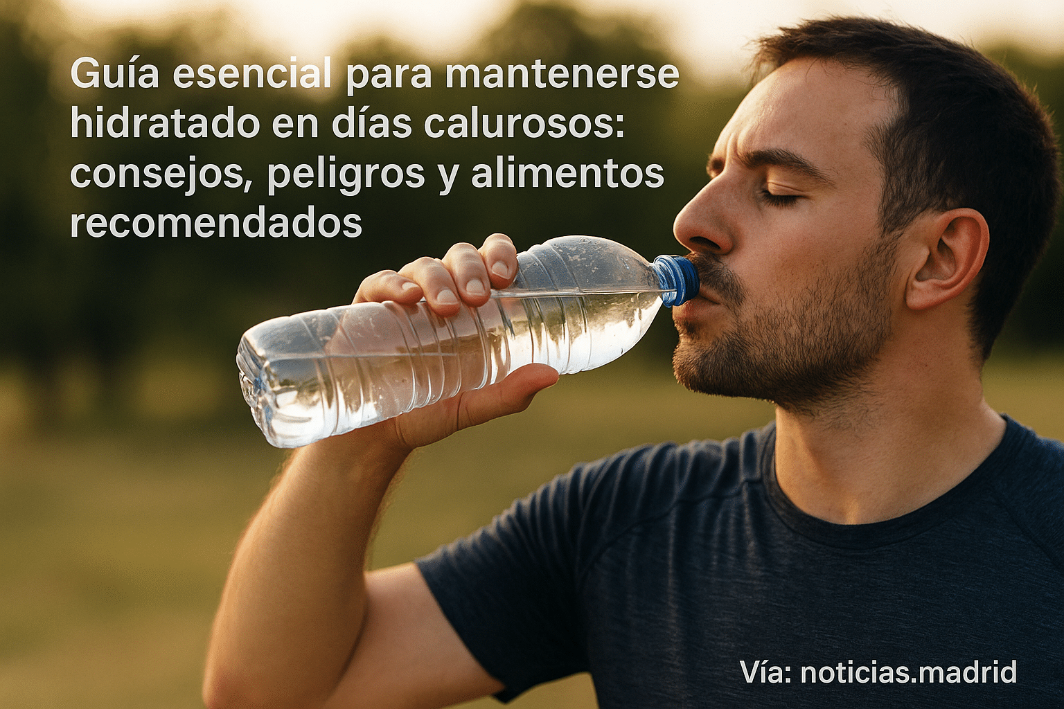 Guía esencial para mantenerse hidratado en días calurosos: consejos, peligros y alimentos recomendados