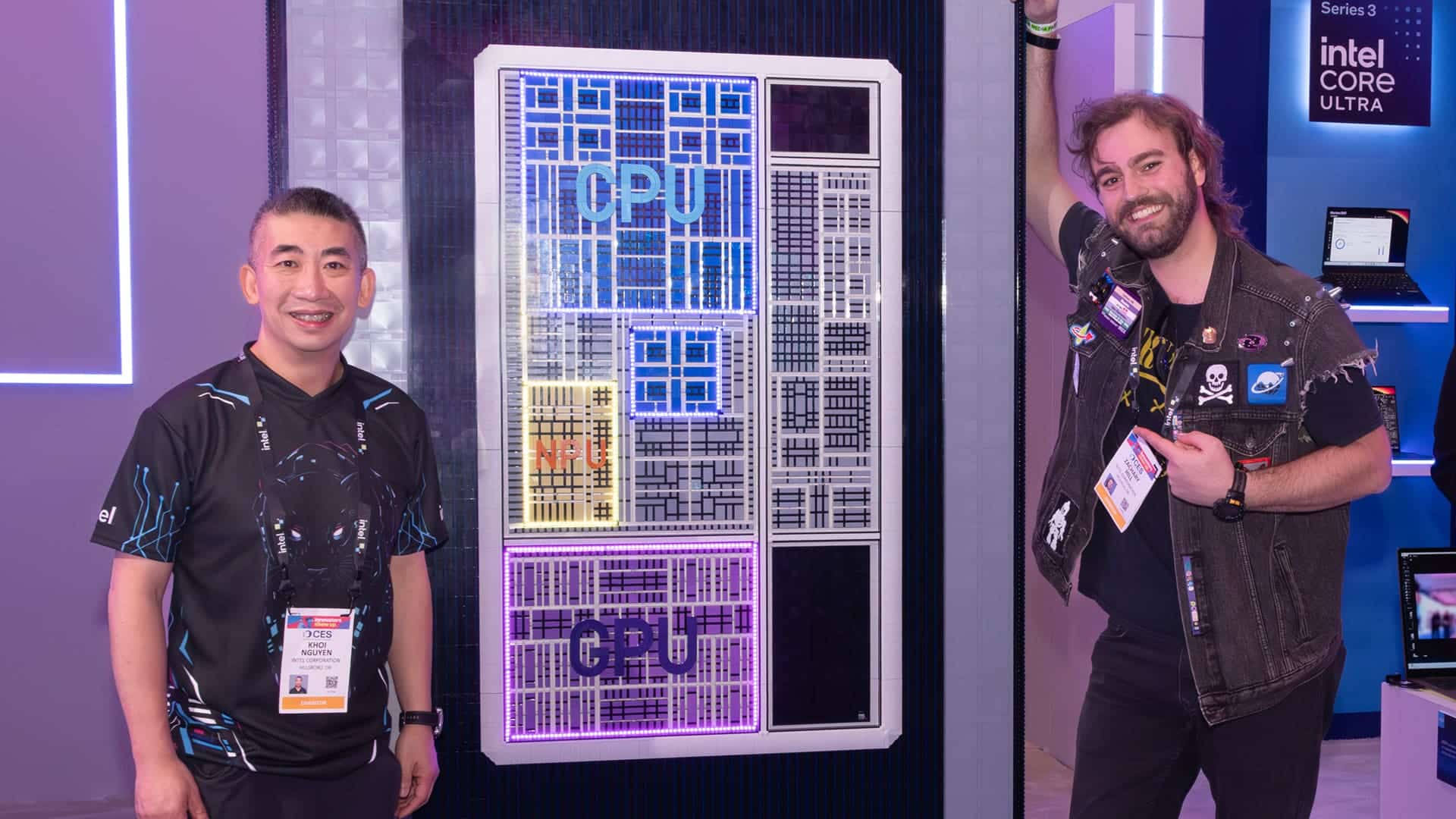 Intel Transforma un Procesador en una Obra Maestra con 42,000 Piezas de LEGO en el CES 2026