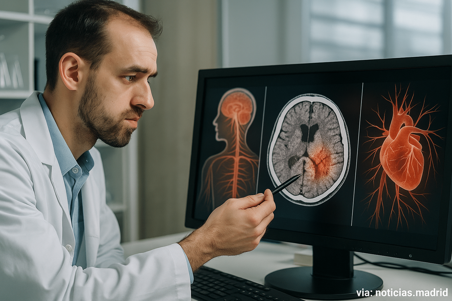 Investigación revela cómo el sistema nervioso puede intensificar el daño tras un infarto