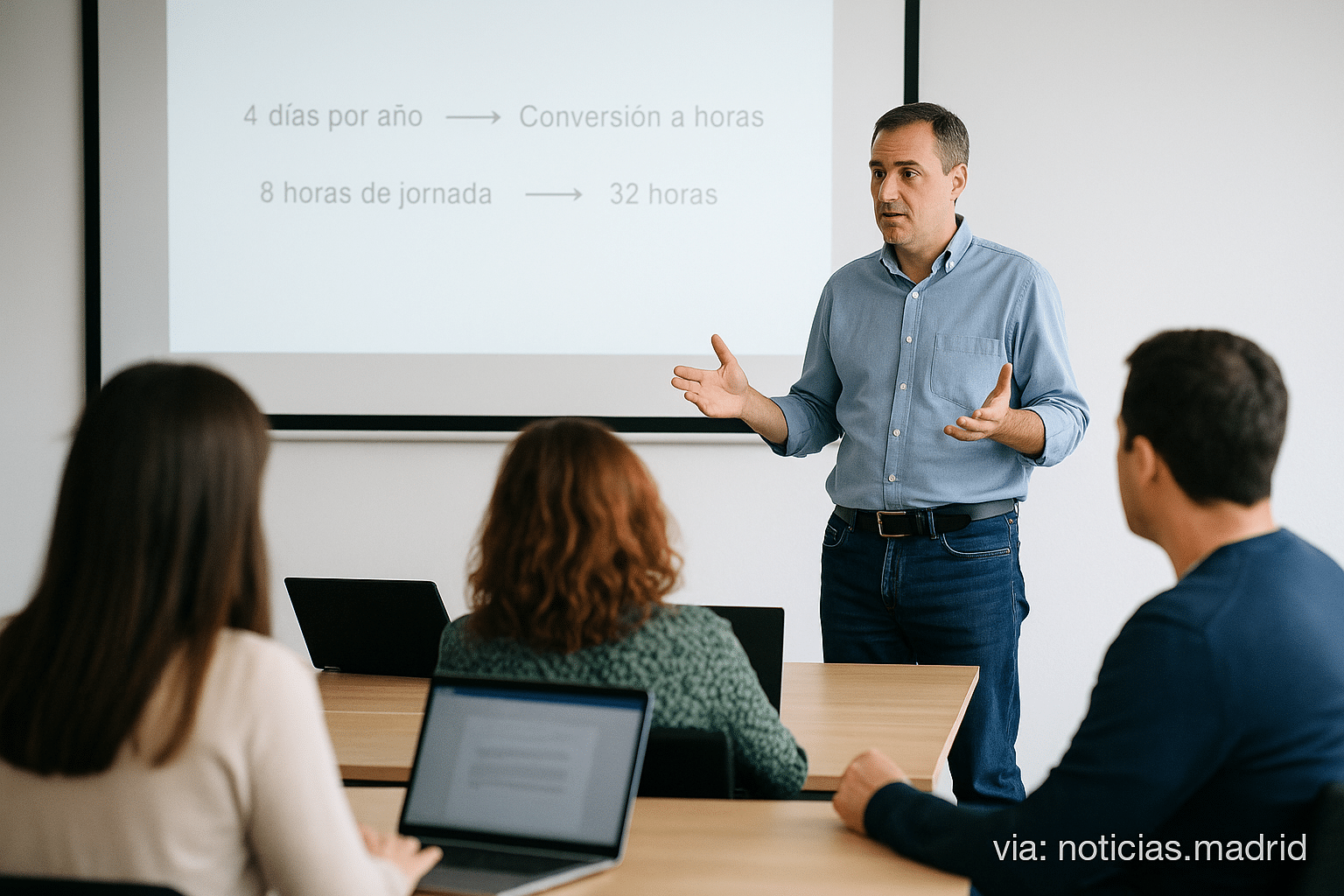 Juanma Lorente explica cómo convertir el permiso de cuatro días por fuerza mayor en permisos horarios en el trabajo