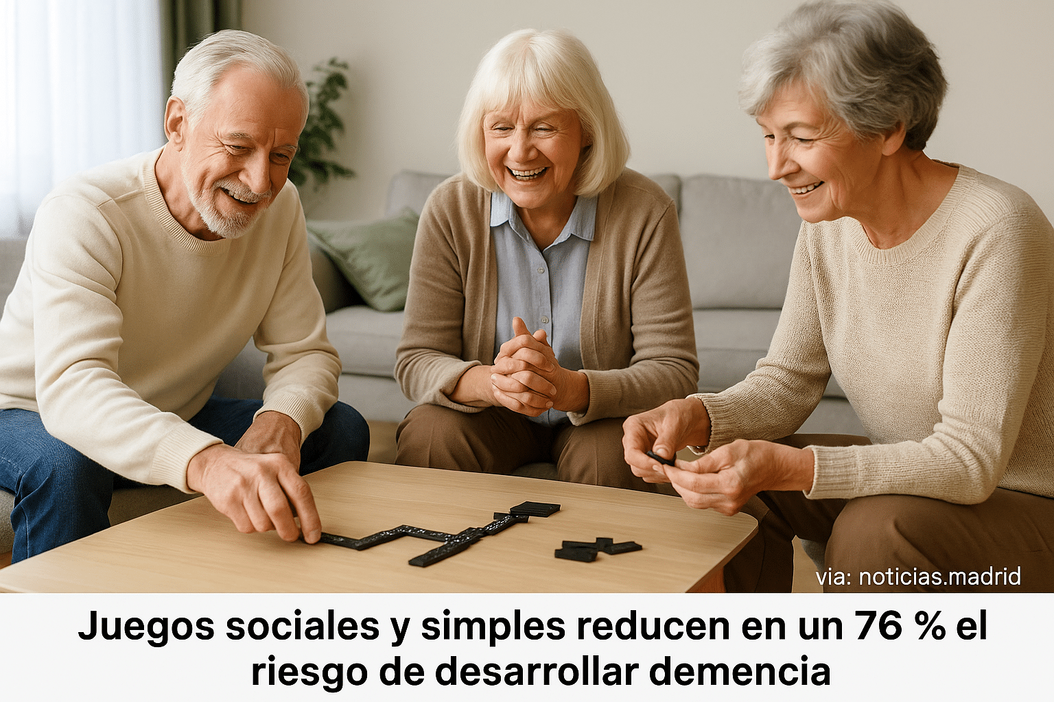 Juegos sociales y simples reducen en un 76 % el riesgo de desarrollar demencia