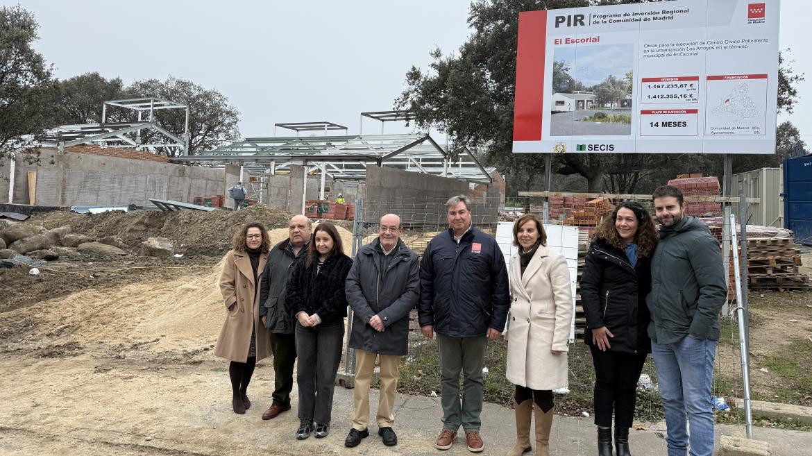 La Comunidad de Madrid destina más de 3 millones de euros para mejoras urbanas y un nuevo Centro Cívico en El Escorial
