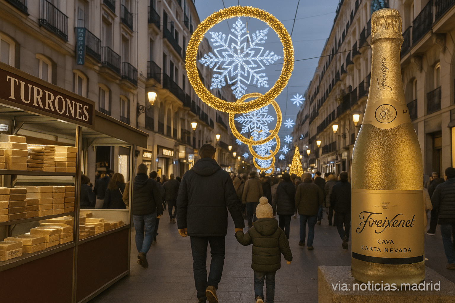 Las familias que protagonizan la Navidad en España: las grandes empresas de turrones, luces y cava que dominan las festividades