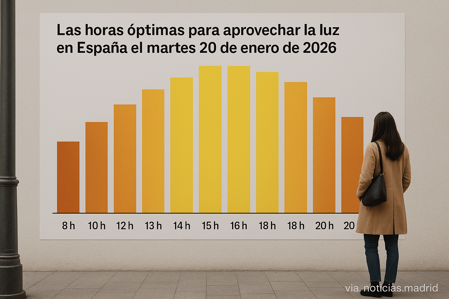 Las horas óptimas para aprovechar la luz en España el martes 20 de enero de 2026