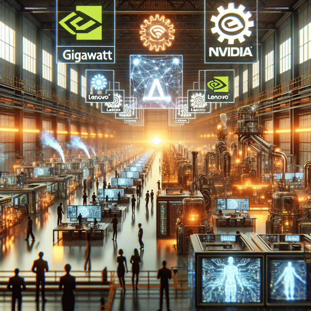 Lenovo y NVIDIA Impulsan la Siguiente Generación de Fábricas de IA a Escala de Gigavatios para Transformar el Sector Empresarial