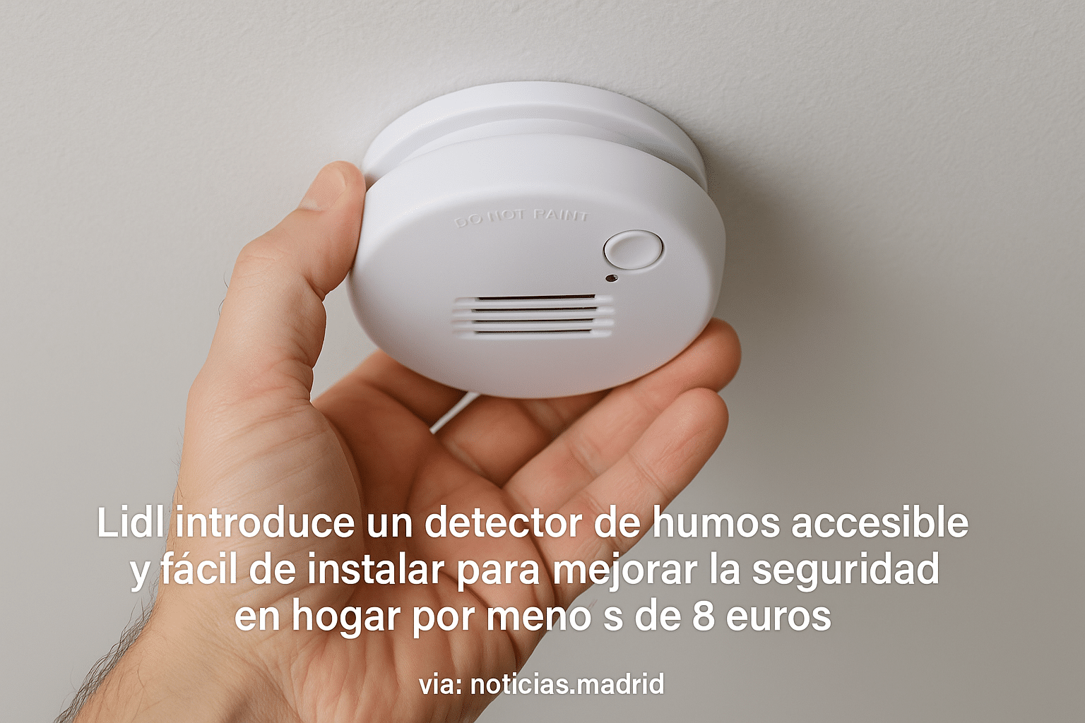 Lidl Introduce un Detector de Humos Accesible y Fácil de Instalar para Mejorar la Seguridad en el Hogar por Menos de 8 Euros