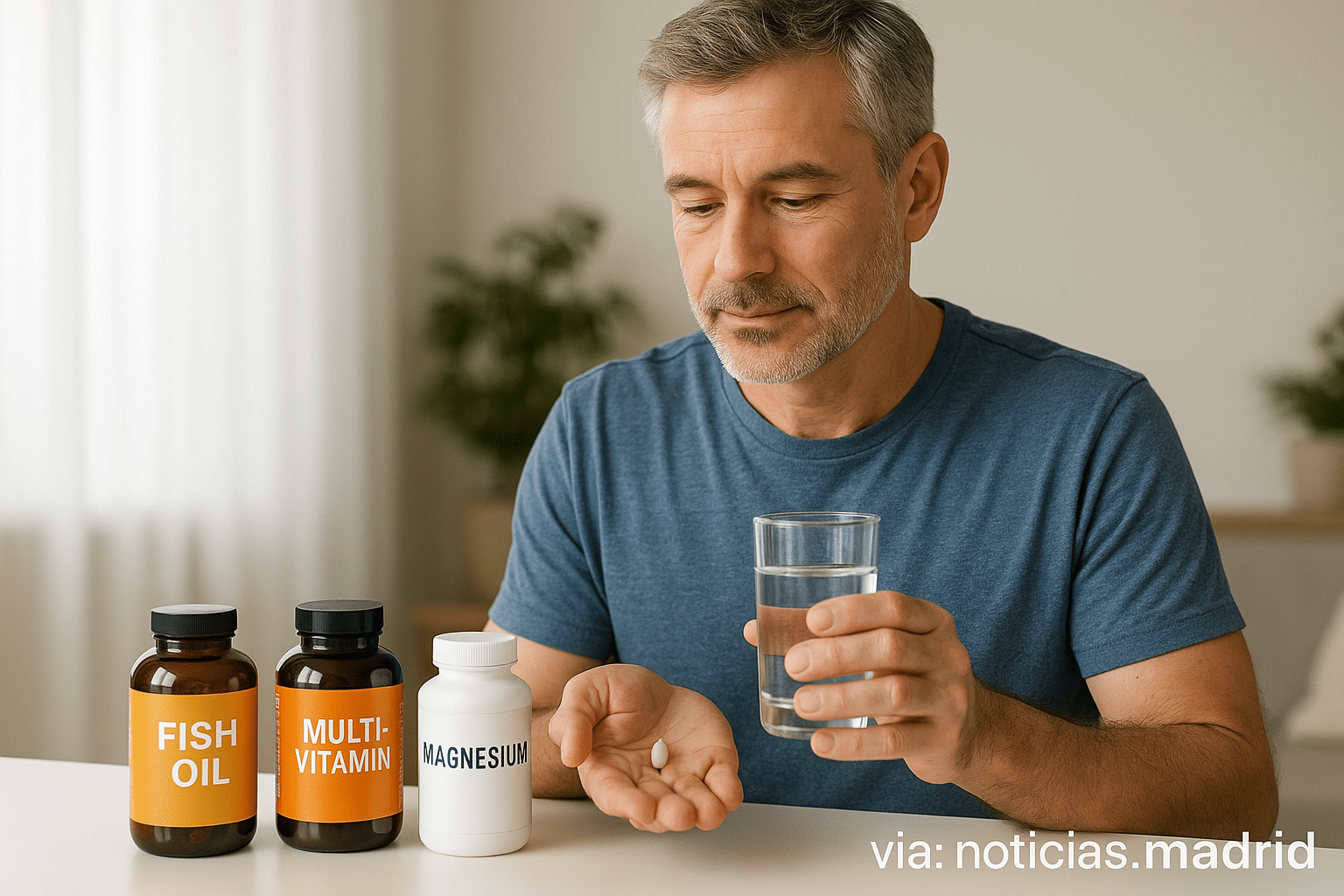 Los suplementos esenciales recomendados por los expertos para hombres mayores de 40 años