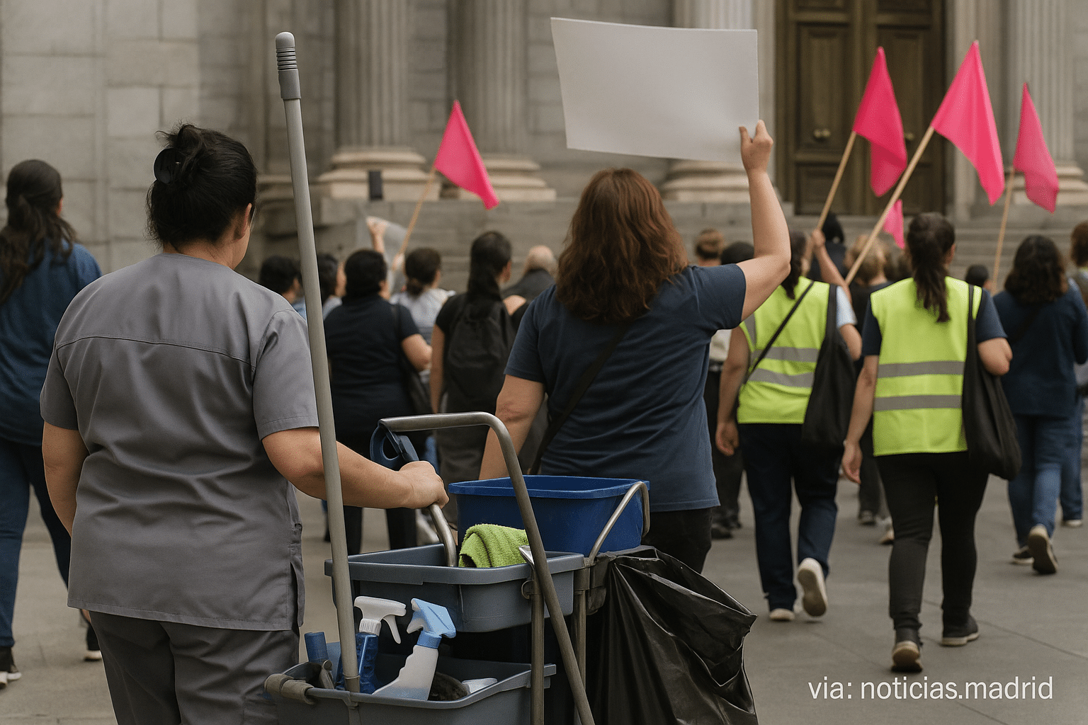 Luchas y reivindicaciones de las limpiadoras: resistencia frente a estereotipos y condiciones precarias