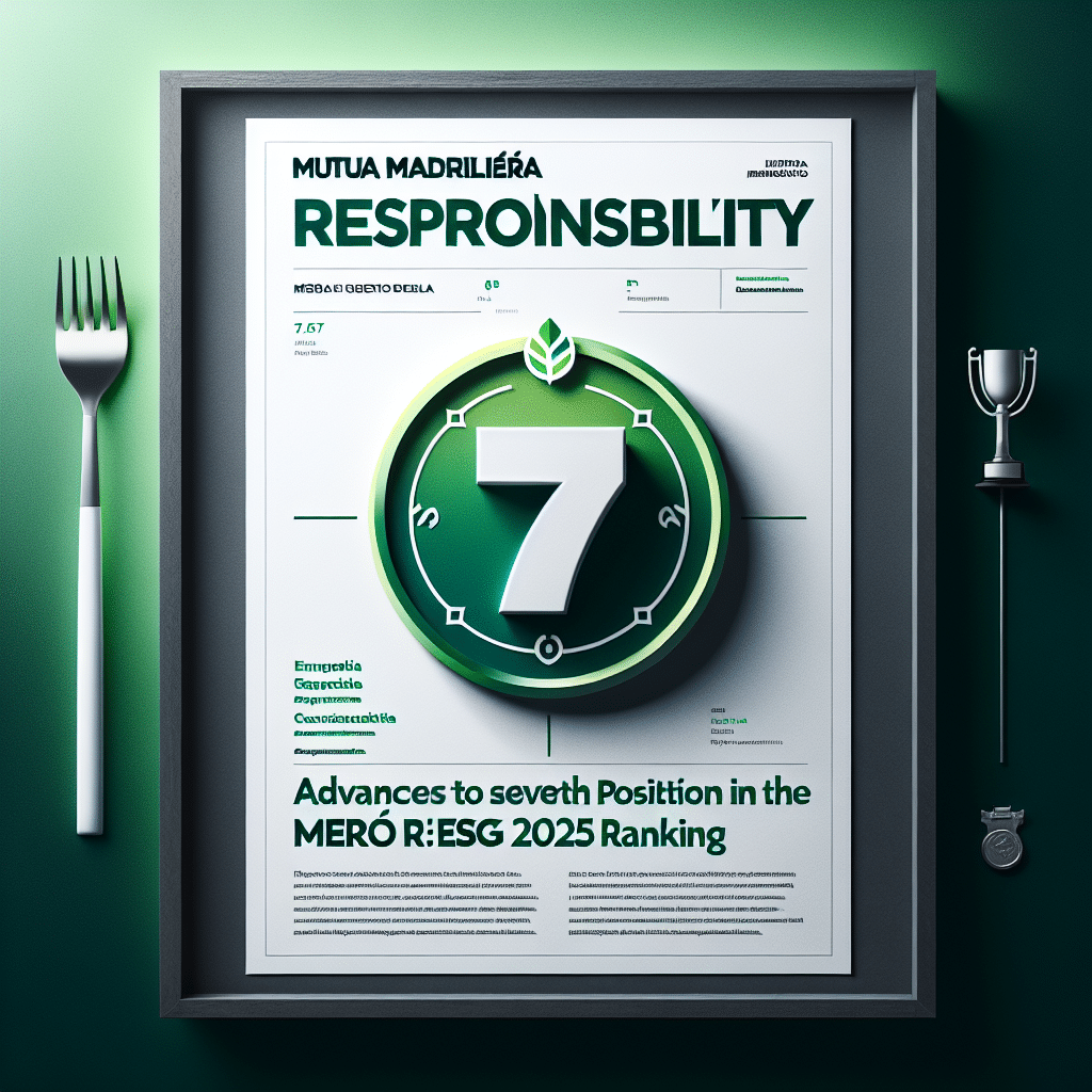Mutua Madrileña avanza al séptimo puesto en el ranking Merco Responsabilidad ESG 2025