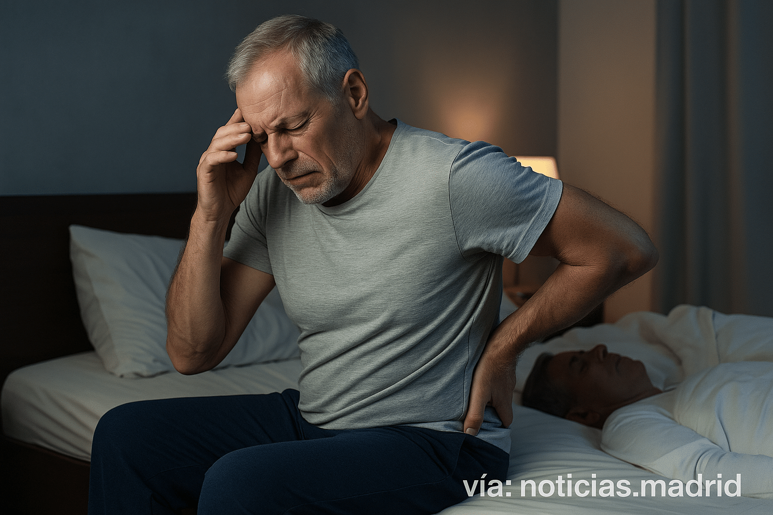 Nuevas revelaciones sobre la conexión entre el dolor de espalda y los trastornos del sueño en hombres mayores
