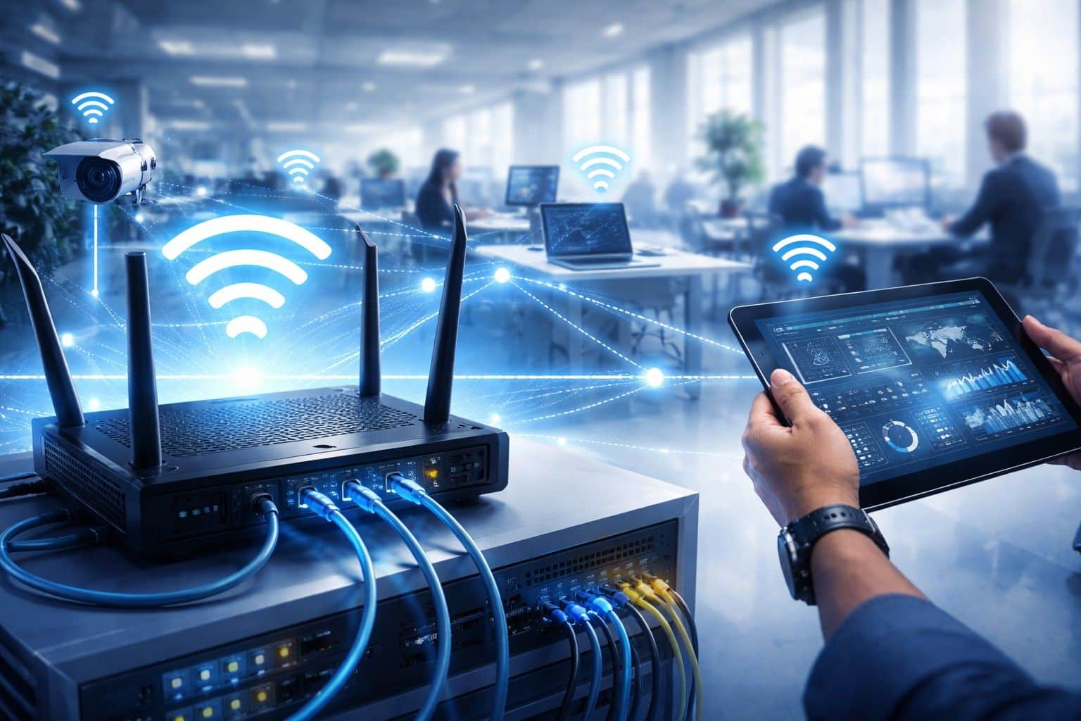 Optimización y Seguridad: Redes WiFi Empresariales de Alto Rendimiento por Góriz Telecomunicación