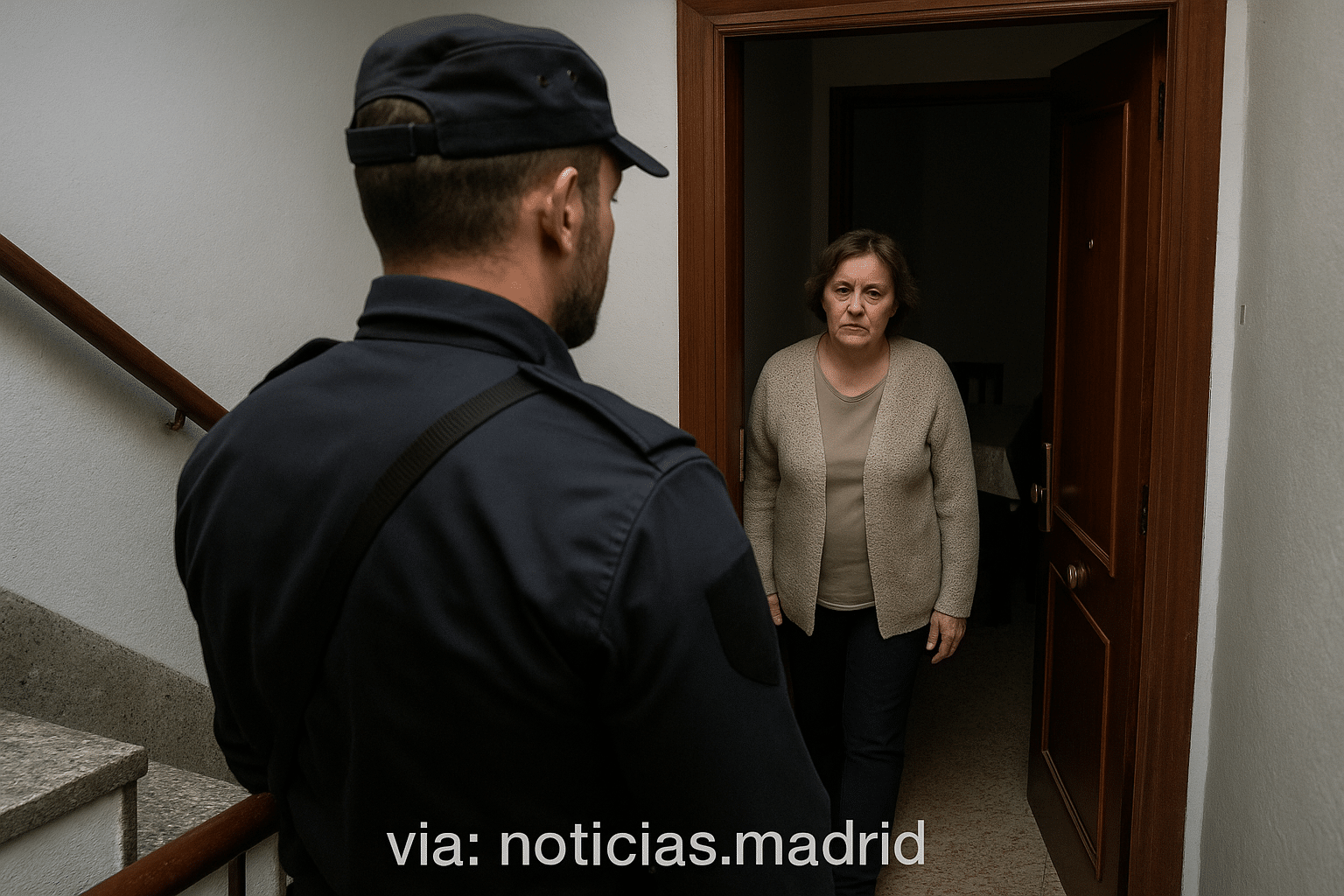 Orden judicial autoriza ocupación parcial de vivienda debido a insuficiencia de espacio en la escalera