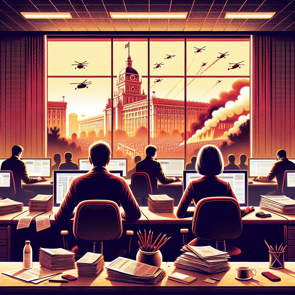 Periodismo en Resiliencia: Redacciones de Kiev Informan Bajo Fuego Cruzado