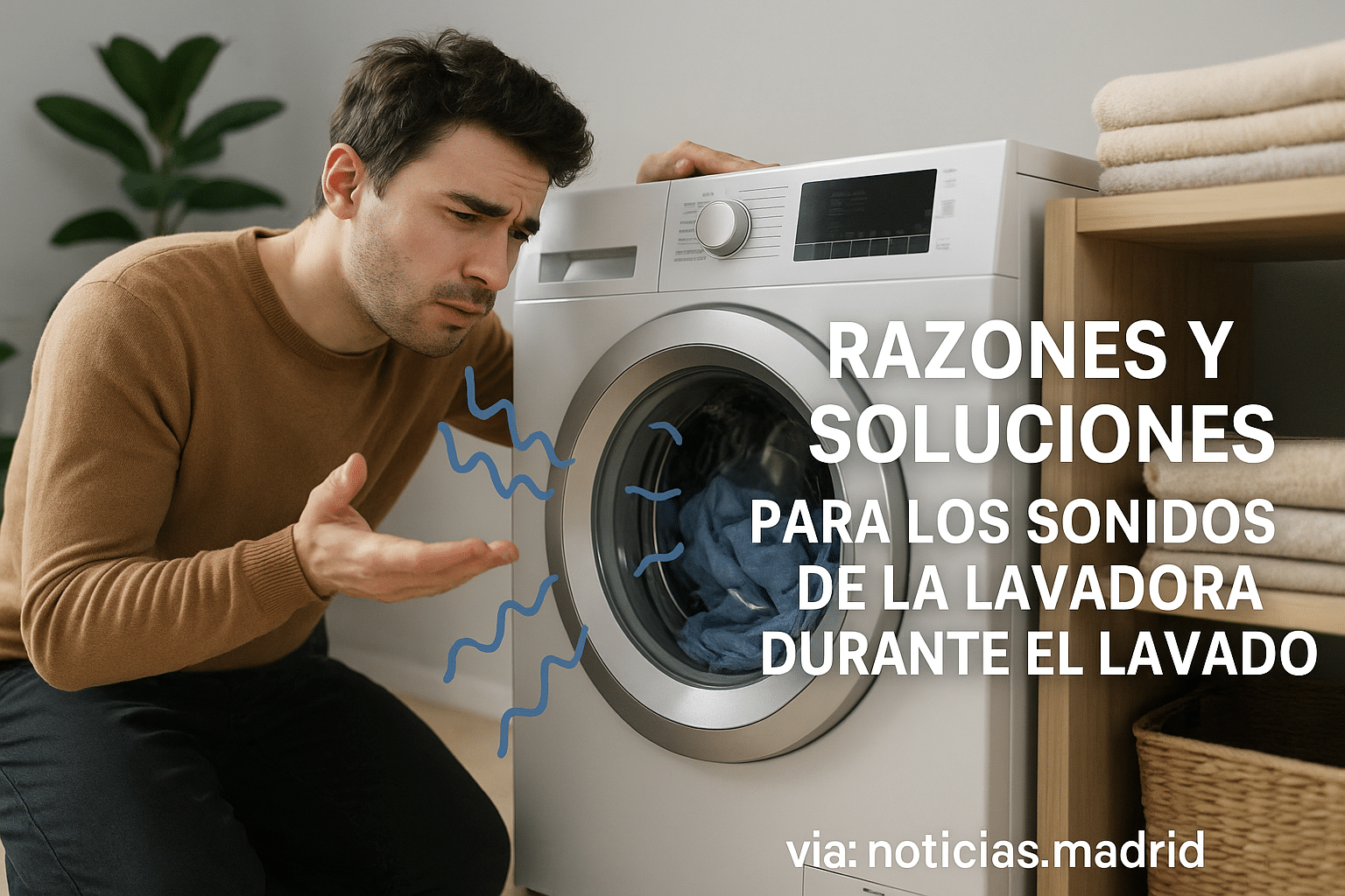 Razones y Soluciones para los Sonidos de la Lavadora Durante el Lavado