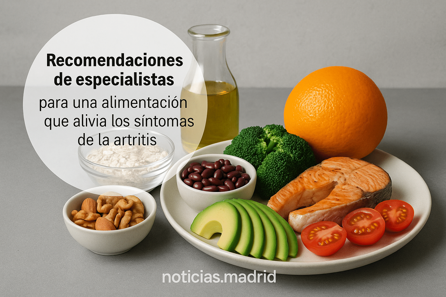 Recomendaciones de especialistas para una alimentación que alivia los síntomas de la artritis