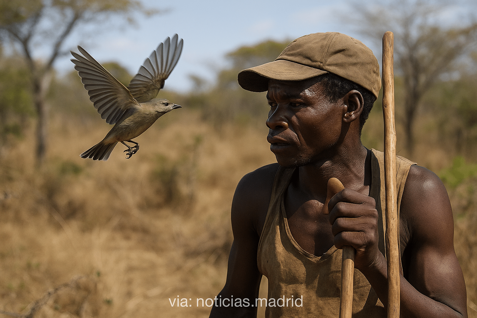 Reconocimiento en Mozambique: cazadores que utilizan aves para localizar miel
