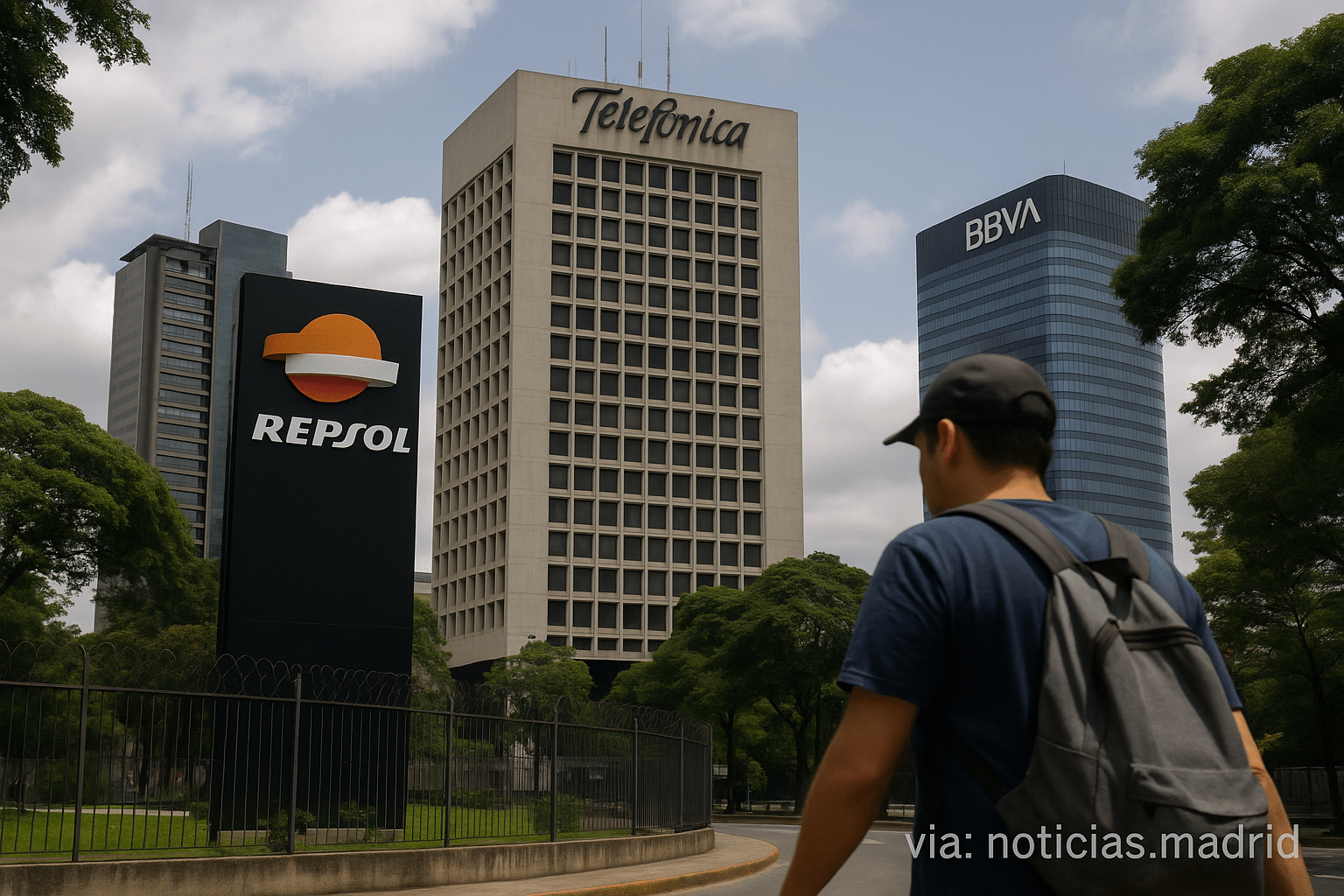 Repsol, Telefónica y BBVA, entre las principales firmas españolas que mantienen su presencia en Venezuela