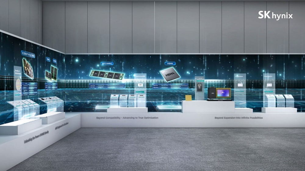 SK hynix Revoluciona CES 2026 con Avances en Memoria para IA: Presenta HBM4 de 48 GB, SOCAMM2, LPDDR6 y NAND de 321 Capas
