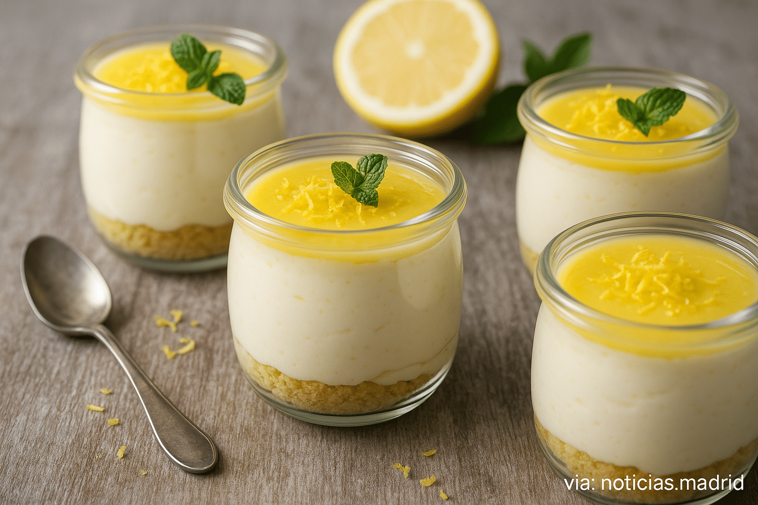 Sabores Frescos y Cremosos: Vasitos de Mascarpone y Limón