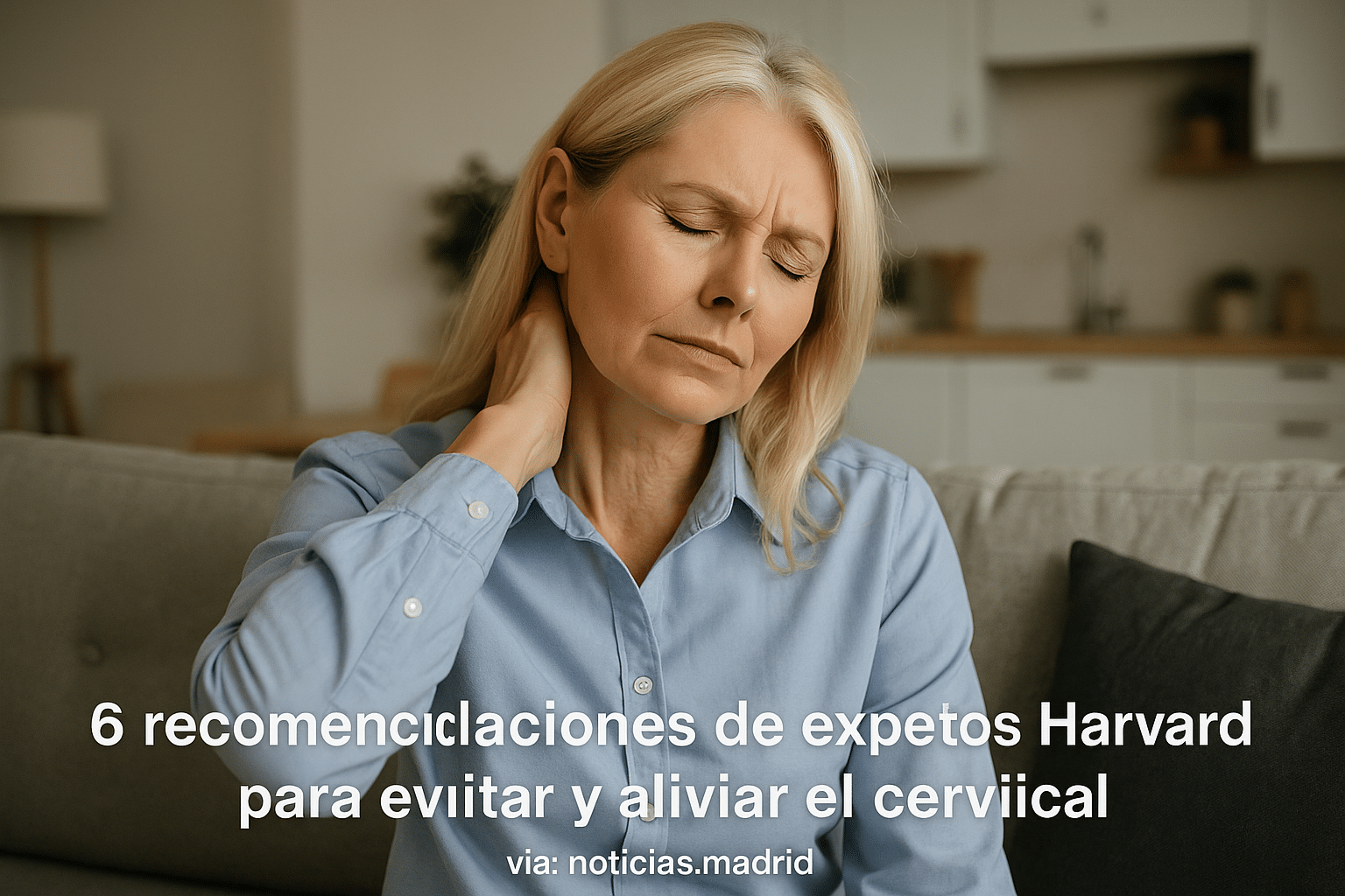 Seis recomendaciones de expertos de Harvard para evitar y aliviar el dolor cervical