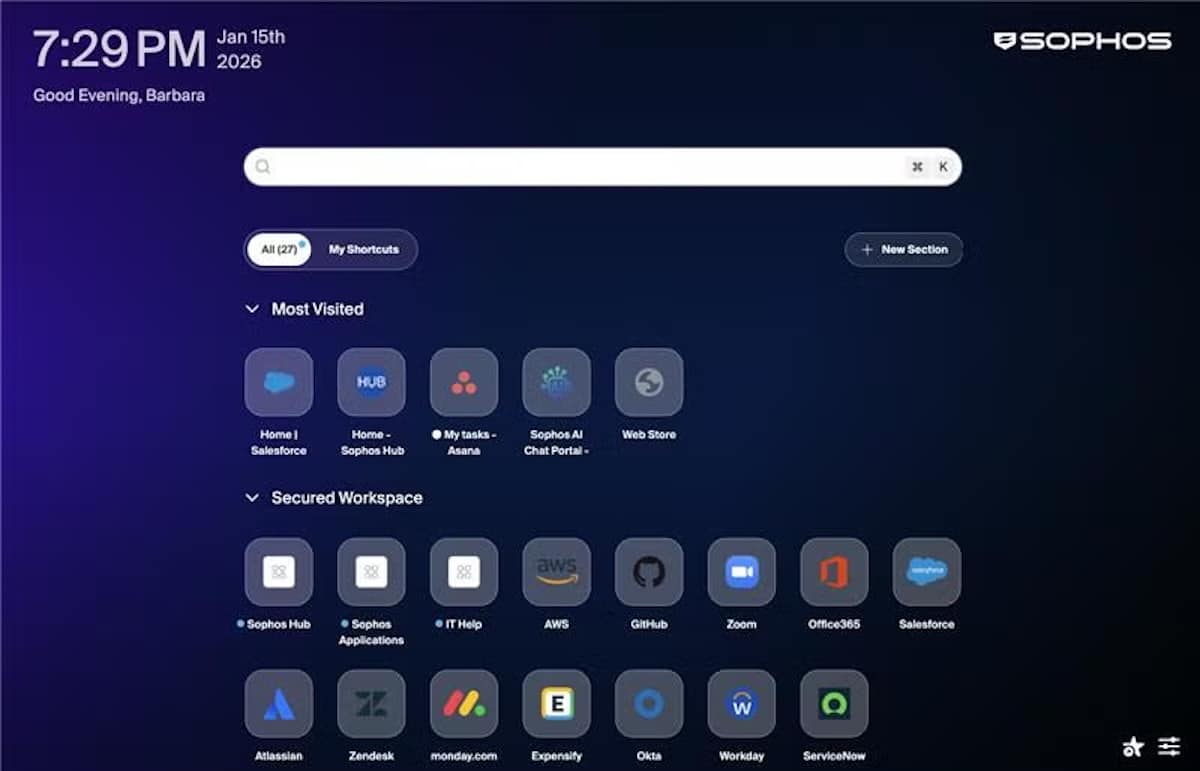 Sophos Refuerza la Seguridad del Trabajo Híbrido con Workspace Protection y Control de IA a través del Navegador