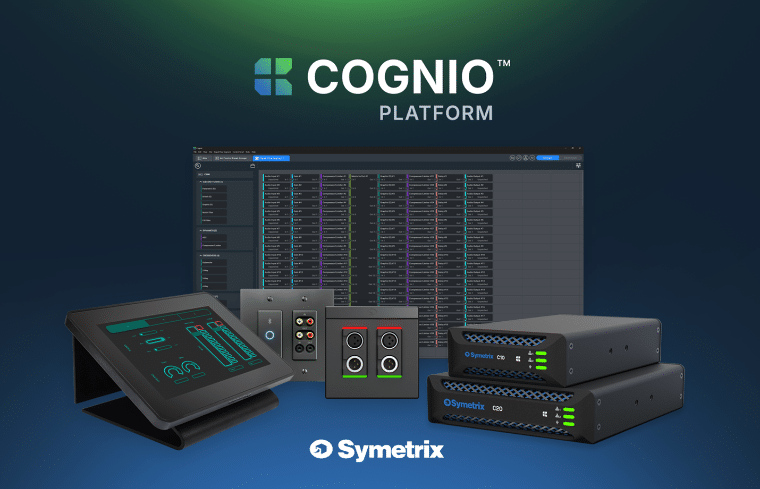 Symetrix Revoluciona el Mercado con Cognio: Innovadora Plataforma Integrada de Audio, Video y Control