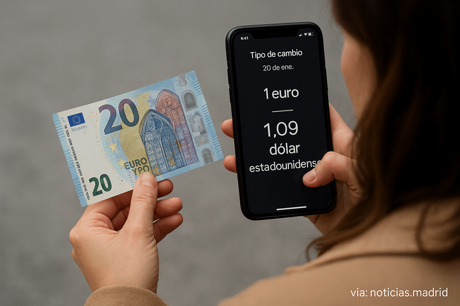 Tipo de cambio euro versus dólar al 20 de enero: ¿cuánto cuesta un euro hoy?
