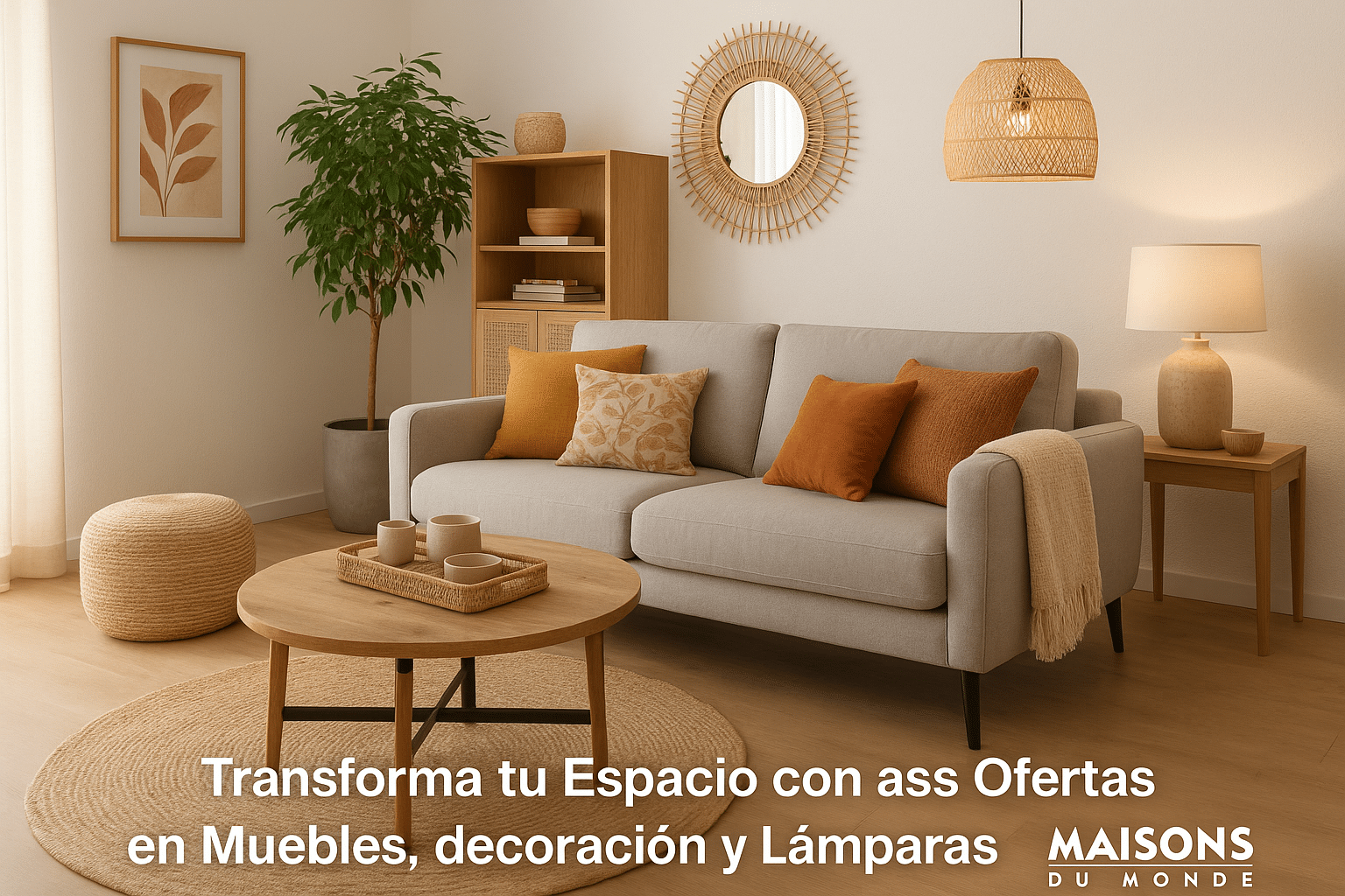 Transforma tu Espacio con las Mejores Ofertas en Muebles, Decoración y Lámparas de Maisons du Monde