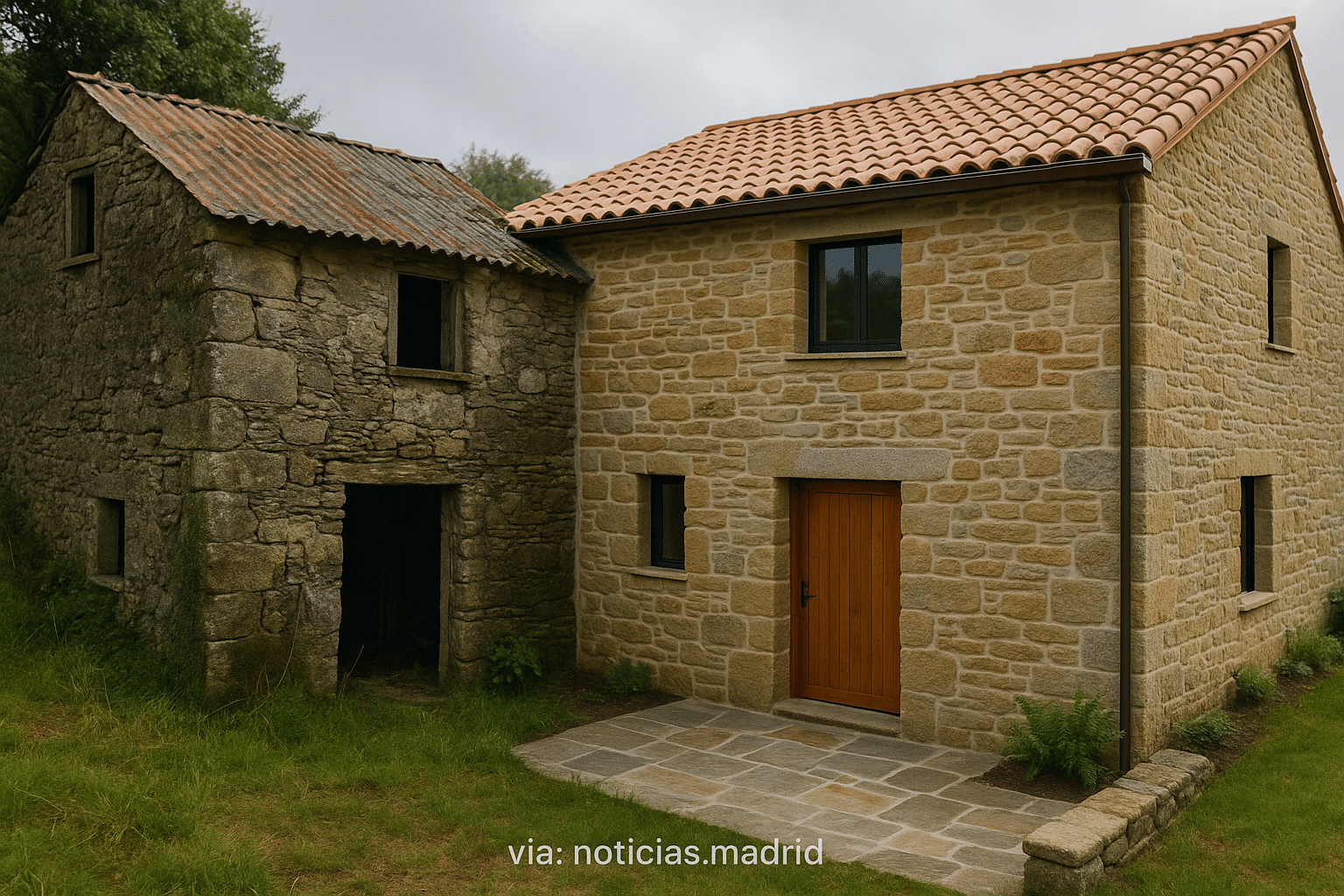 Transformación Encantadora: La Metamorfosis de una Casa Rural en Galicia