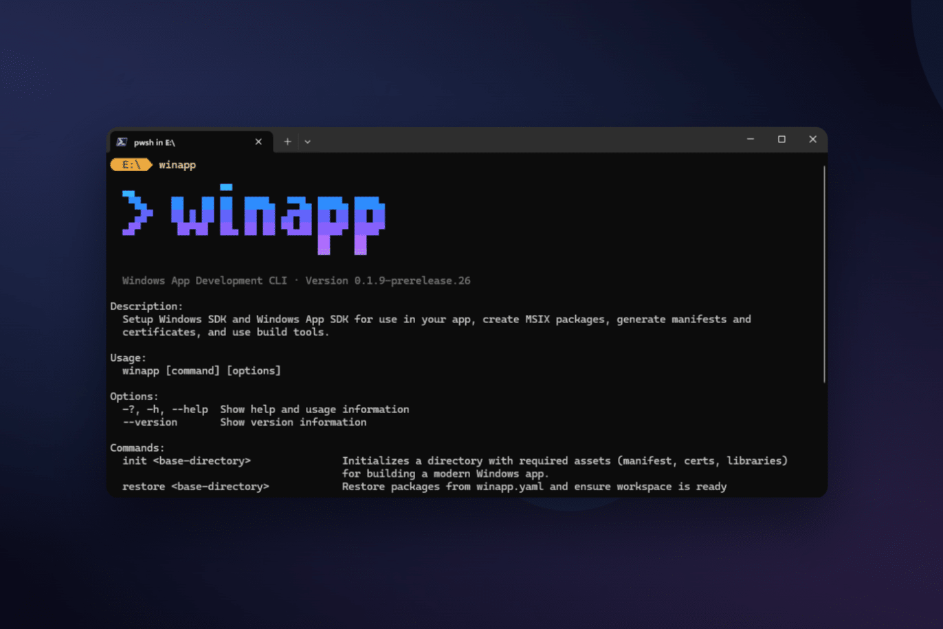 WinApp: Revolucionando el Desarrollo en Windows con su Nueva Interfaz de Línea de Comandos