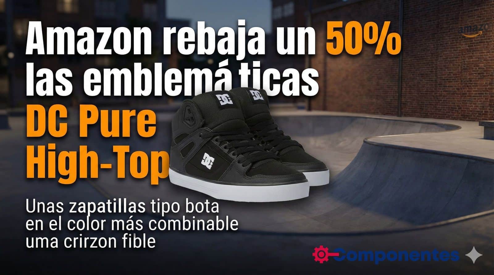 DC Pure High-Top en negro: la zapatilla tipo bota que se compra por estilo y se queda por uso