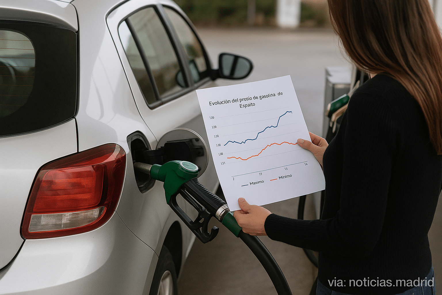 Evolución del precio de la gasolina en España en 2026: tarifas máximas y mínimas al 16 de febrero