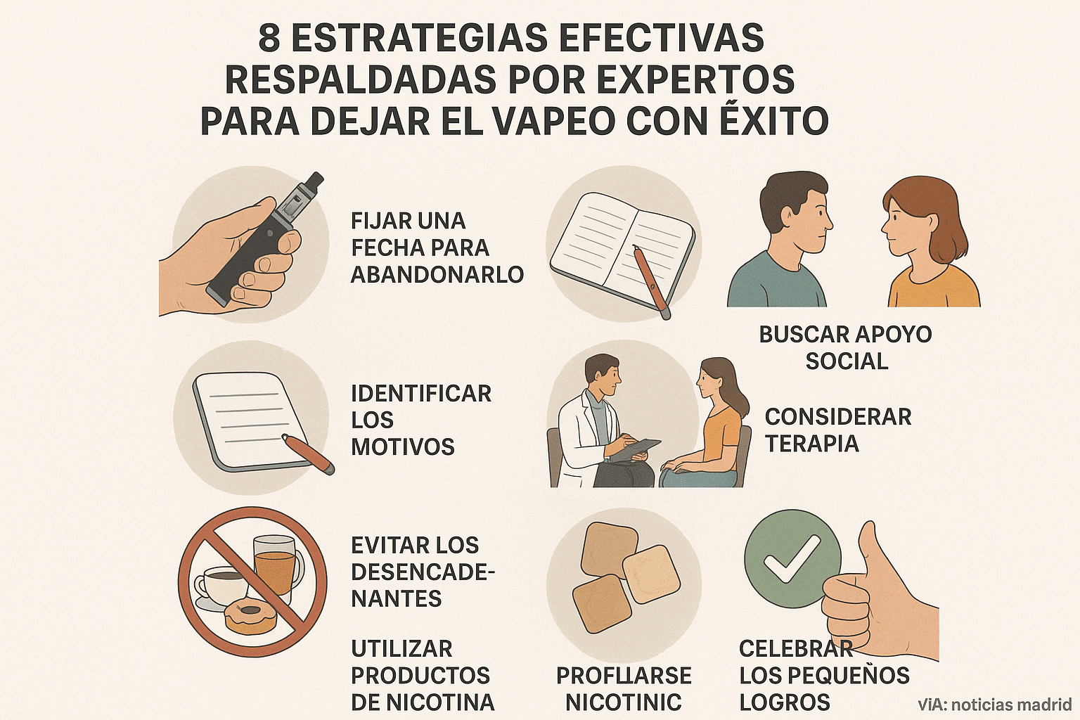 8 estrategias efectivas respaldadas por expertos para dejar el vapeo con éxito