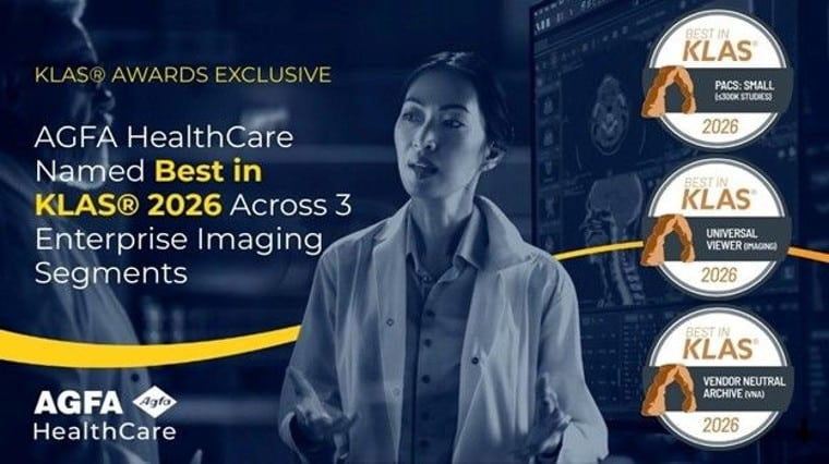 AGFA HealthCare destaca como Best in KLAS 2026 en tres categorías clave de Enterprise Imaging en EE.UU.