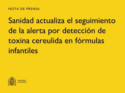 Actualizaciones y Comunicados del Ministerio de Sanidad en el Gabinete de Prensa